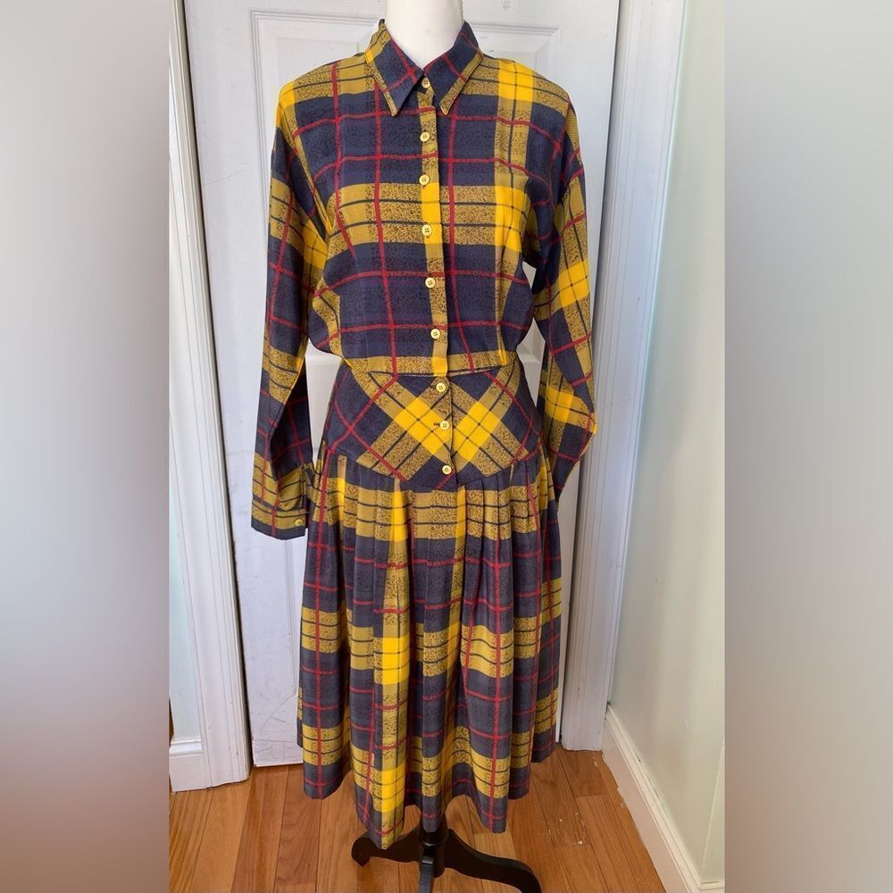 1980s/90s Vivienne Westwood Style Marvin Singer for Depeche Mode Drop Waist Dres